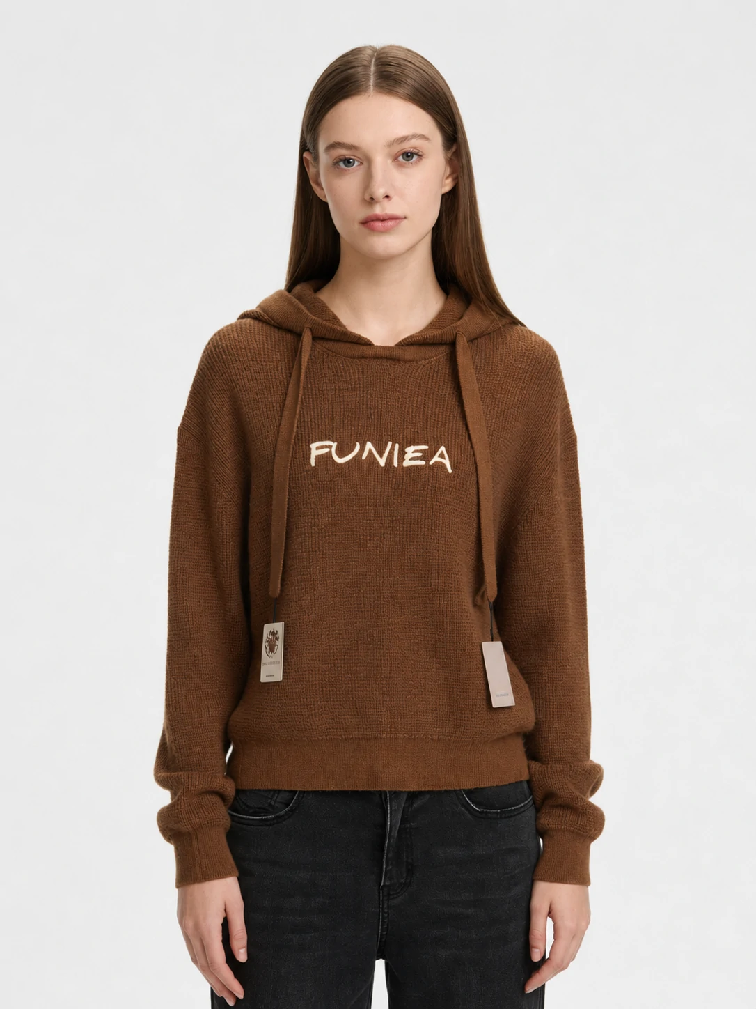 Wool-Cashmere Blend Knit Hoodie 1 Wool-Cashmere Blend Knit Hoodie