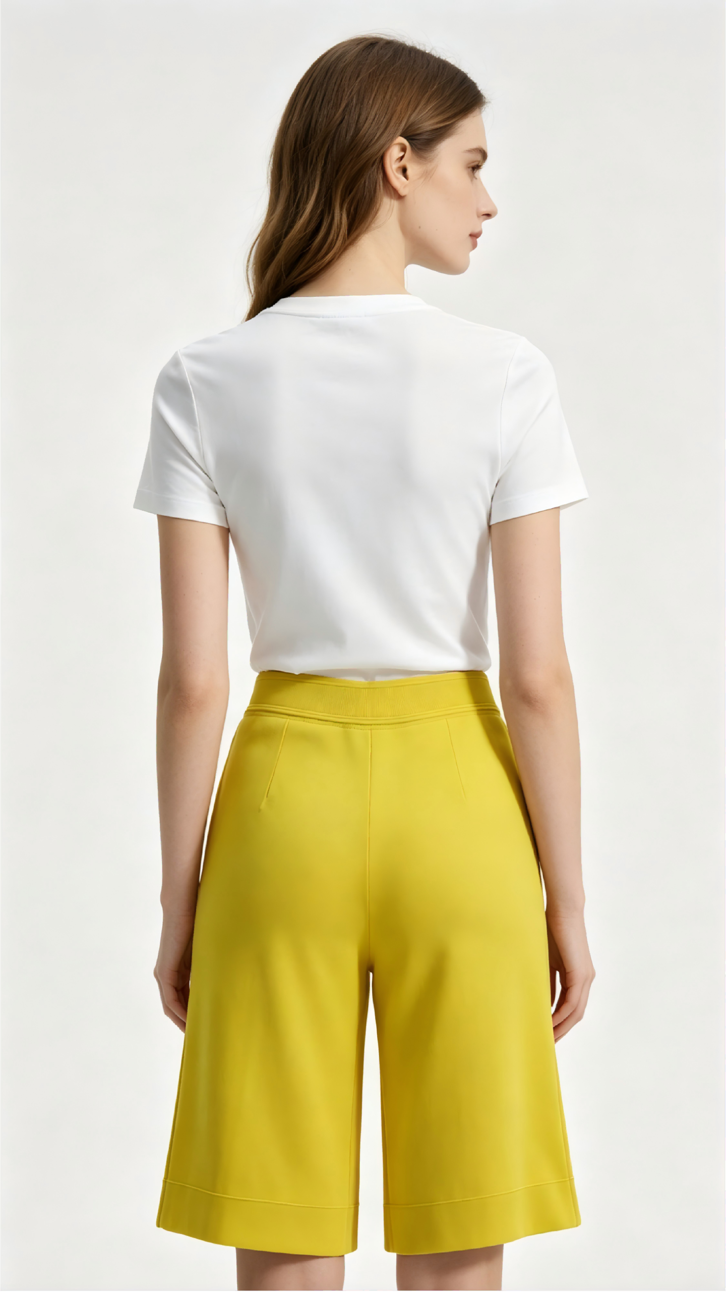 Bright Yellow Knit Culottes 3 Bright Yellow Knit Culottes - Image 3