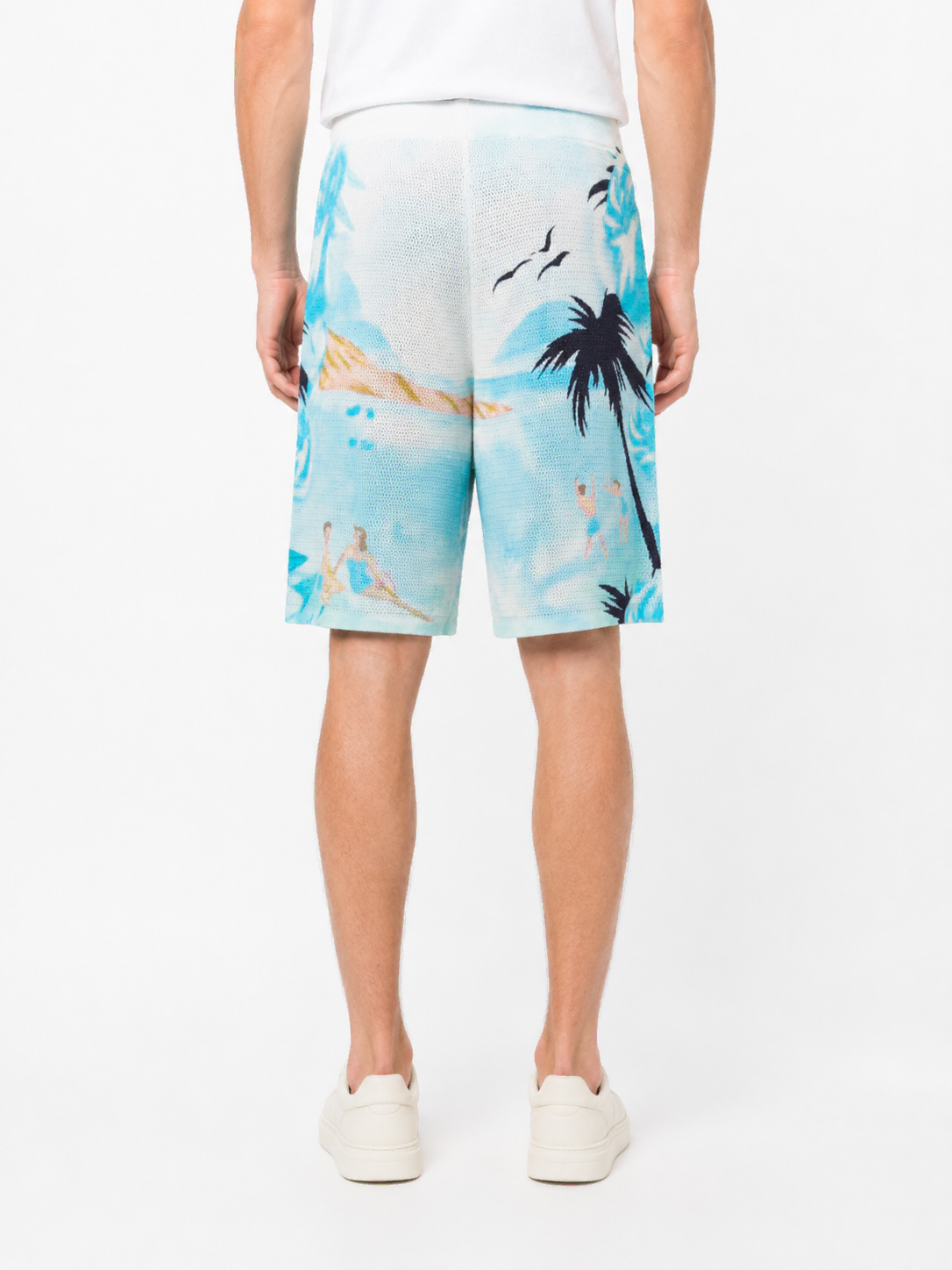Men’s Tropical Knit Shorts 2 Men’s Tropical Knit Shorts - Image 2