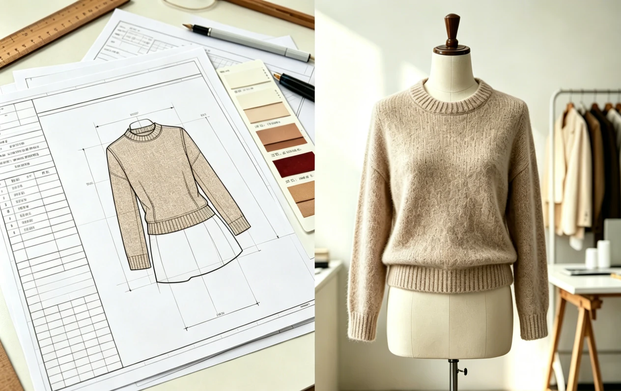 Sample & Design Support 1 Turning Knitwear Concepts into Production-Ready Samples