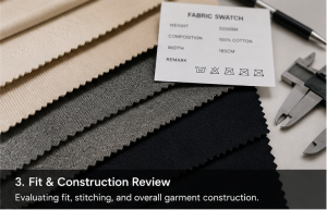 Why Garment Sampling Is a Critical Step Before Bulk Production for Knitwear Factory 2 step3 fit construction review