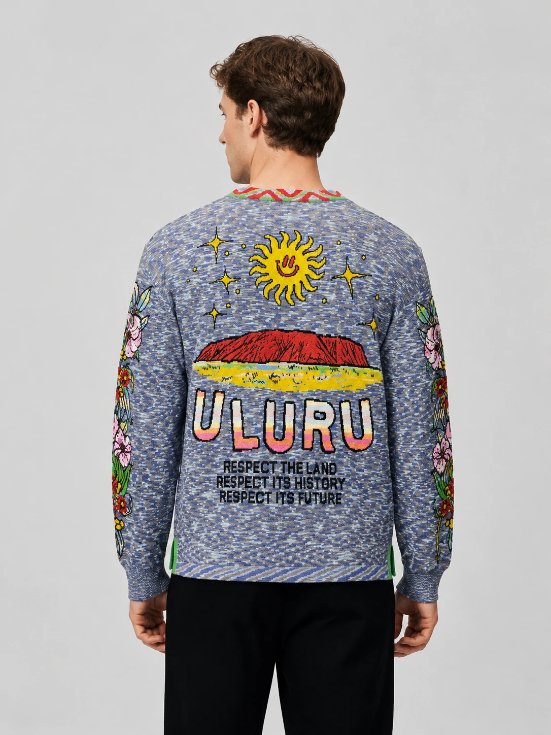 Men’s Desert Graphic Jacquard Pullover 2 Men’s Desert Graphic Jacquard Pullover - Image 2