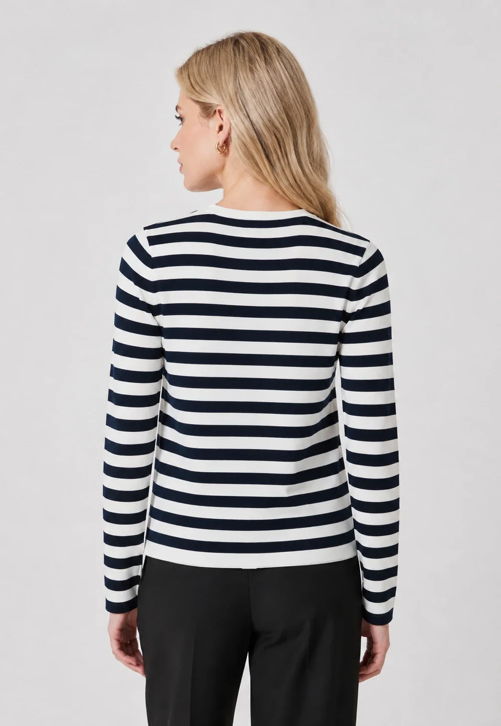 Women’s Striped Button-Front Cardigan