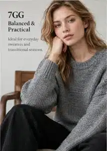 3GG vs 5GG vs 7GG vs 12GG Knitwear: What’s the Difference? 5 05 7GG Everyday Knitwear